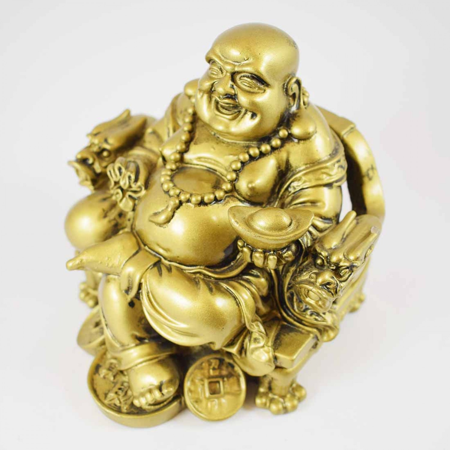 resin laughing buddha statue